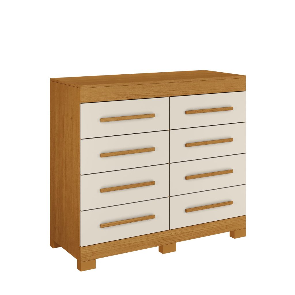 Cômoda Nalu 8 Gavetas 111cm ACP Móveis